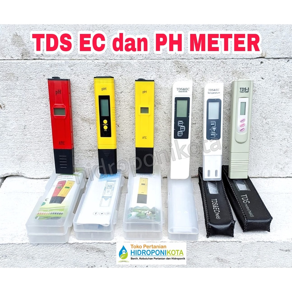 alat ukur tds meter ph meter - alat ukur hidroponik - alat hidroponik