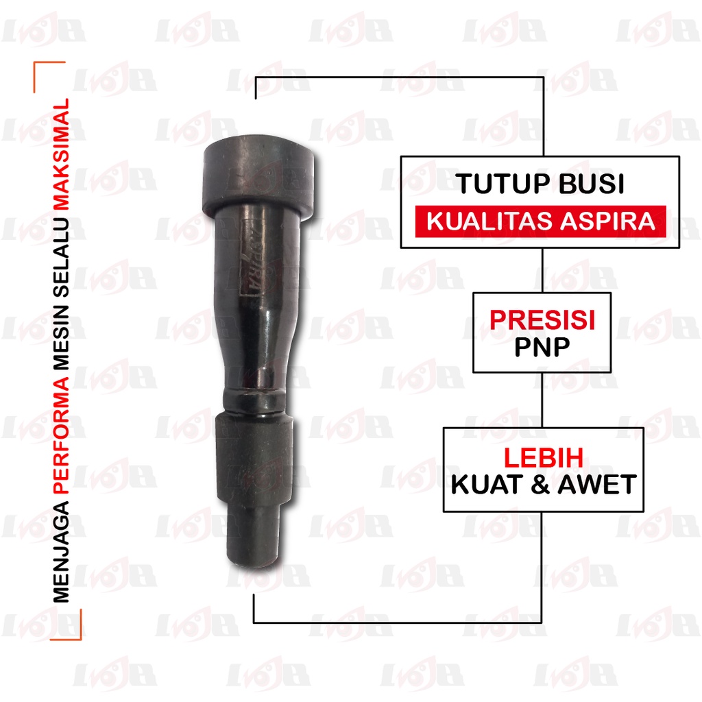 Aspira Tutup Cop Busi Motor Vixion Jupiter MX King Byson Kepala Cangklong Busi Ignition