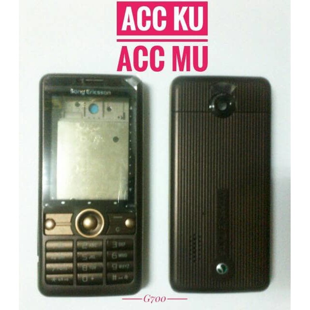 KESING CASING HOUSING SONY ERICSSON G700 + KEY HIGH QUALITY