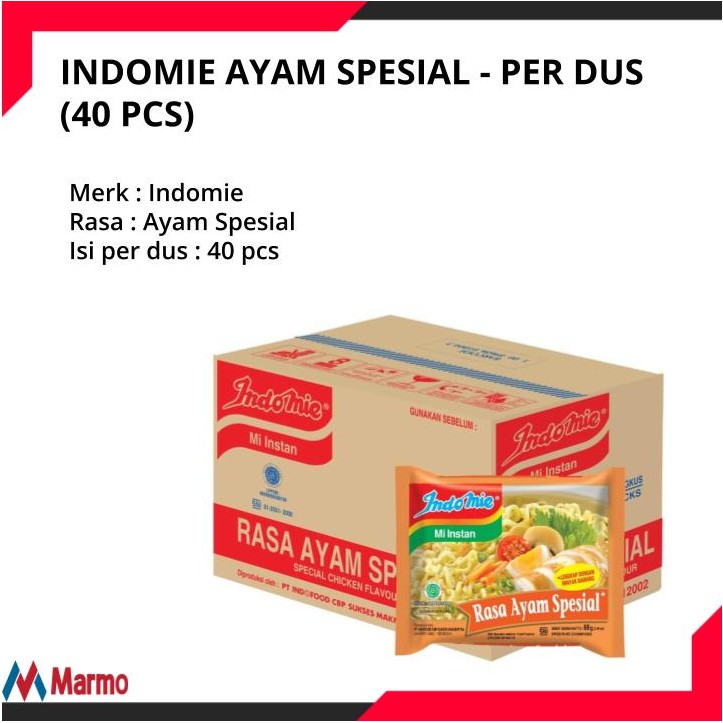 

INDOMIE AYAM SPESIAL - PER DUS (40 PCS)
