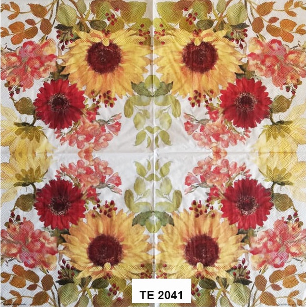 Tisu  Napkin Kerajinan  Decoupage Eropa  33X33 CM TE 2041 TTS