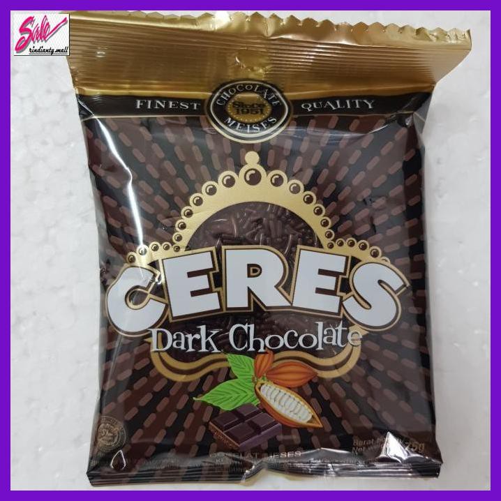 

SAKMACOKLAT- CERES MESES HAGELSLAG DARK CHOCOLATE 75G -MAKANAN-MINUMAN.