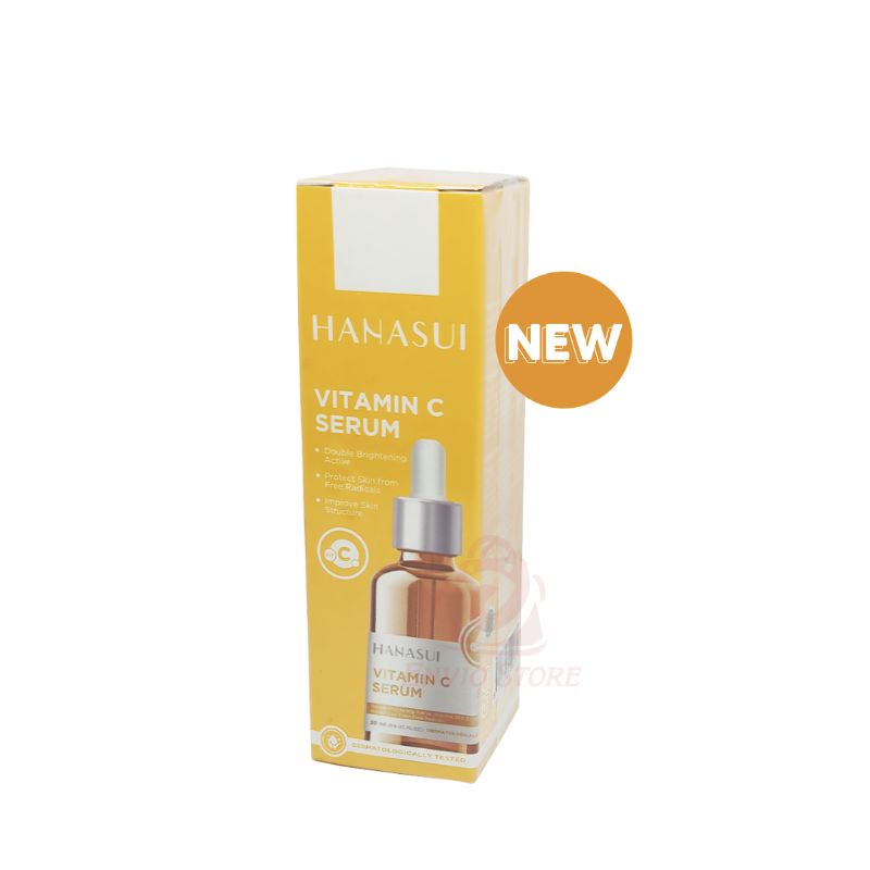 HANASUI Serum Vitamin C 20ml Renew (Orange)/SERUM WAJAH/ SERUM HANASUI/ SERUM PENCERAH