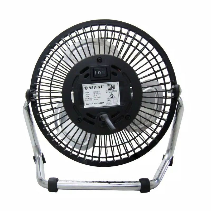 Kipas Angin Desk Fan Besi Sekai 6&quot; HFN-650