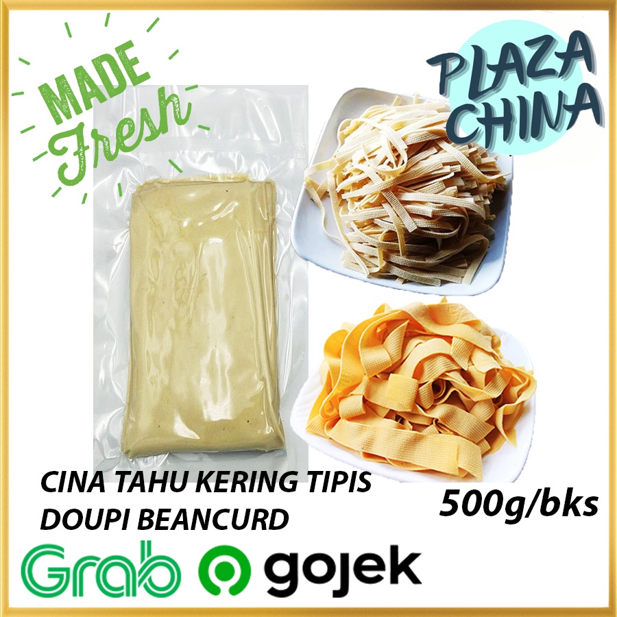 

CHINA Tahu kering Tipis Doupi Beancurd 1 Bungkus isi 500 g Dou Pi