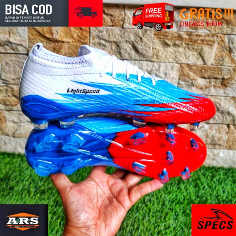 TERBARU//SEPATU BOLA SPECS ACCELERATOR LIGHTSPEED GRADE ORI/SEPATU BOLA SPECS MURAH TERBARU