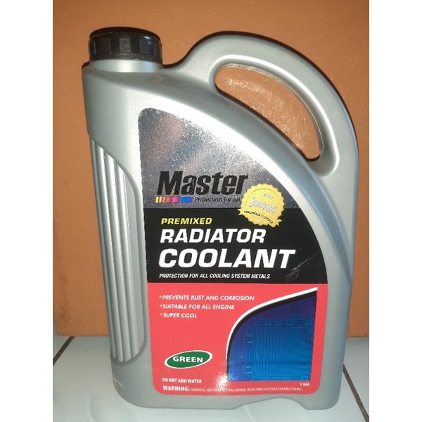 Master radiator coolant