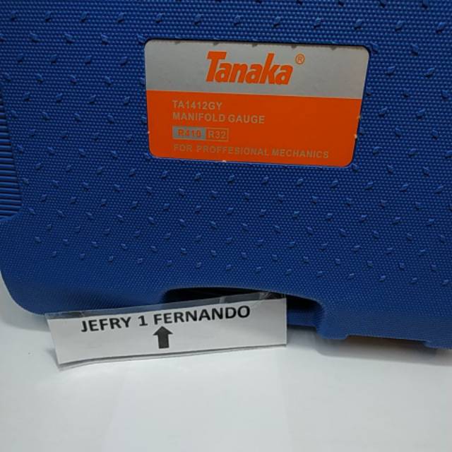 Testing manifold double Tanaka R410a R32 R22 R134 multi plus box