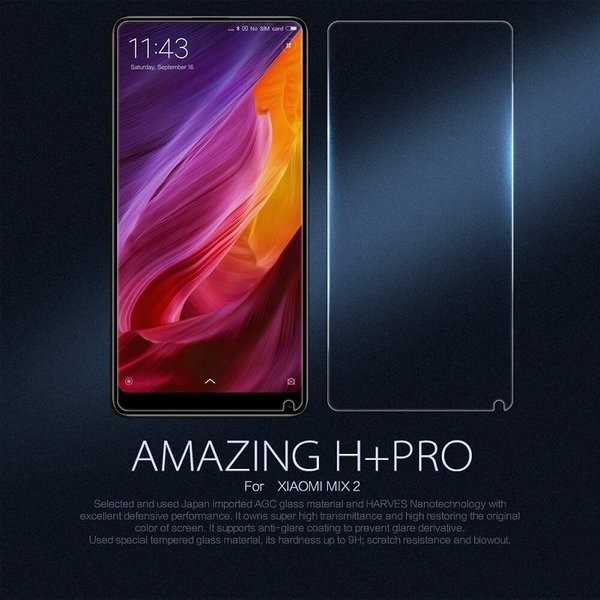 Tempered Glass H Plus Pro Xiaomi Mi Mix 2 or Mi Mix 2S Original