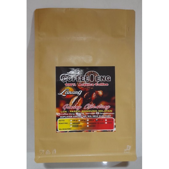 

coffe oeng lanang 500gr