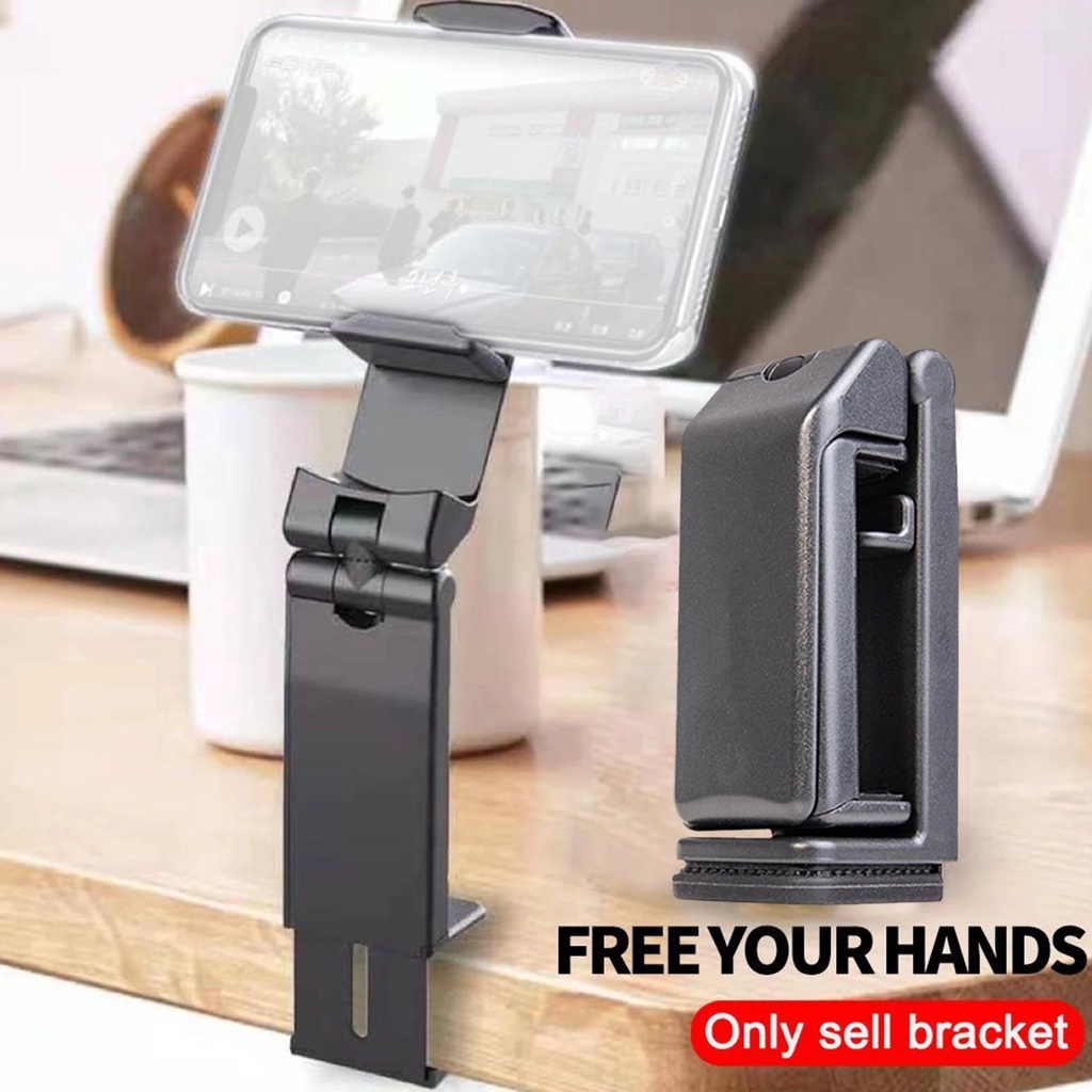 Bracket Stand Holder Handphone Universal Portable Multifungsi Bisa Dilipat / Diputar Untuk Travel