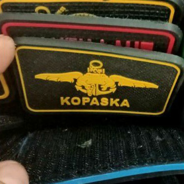 patch ruber Kopaska logo Kopaska emblem karet Kopaska