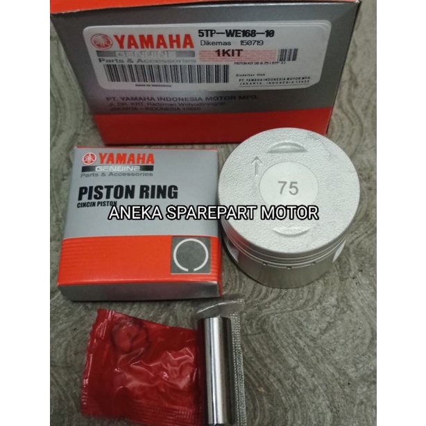 PISTON KIT YAMAHA JUPITER Z VEGA R OS 0,75 SEHER JUPITER Z VEGA R OVERSIZE, 75 5TP