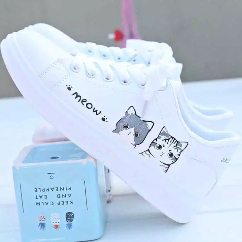 NEW Edition Sepatu  kets casual  Meow Couple  terbaru 