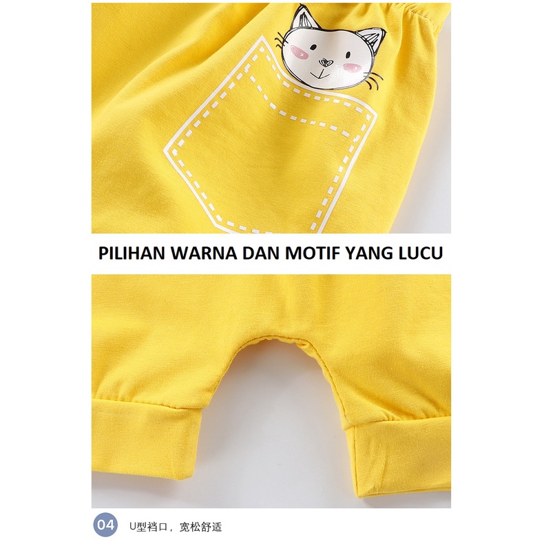 CELANA PENDEK BAYI ANAK LUCU HARIAN RUMAHAN SANTAI HAREM PANTS BAWAHAN BAYI ANAK IMPORT CELANA KOREA BAYI ANAK BISA COD