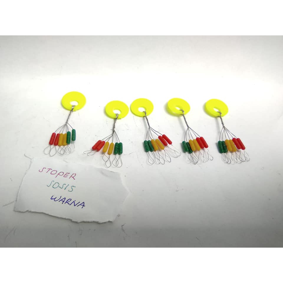 Stopper Pancing Tanpa Merk Warna Warni dan Hitam