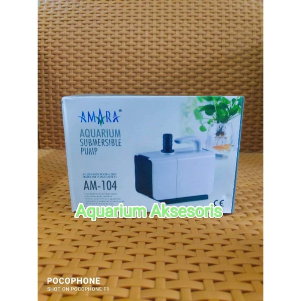 AMARA AM-104 - Power Head - Pompa Celup AM 104 - 26 watt - 2000 L/H