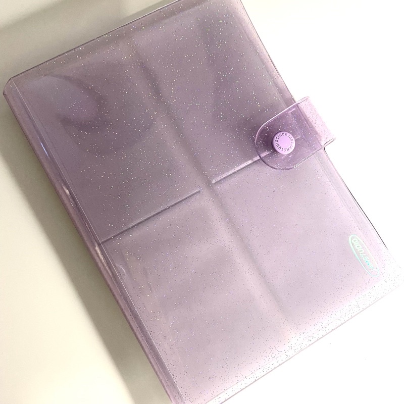preloved binder / collect book jamstudio button style (aurora purple)