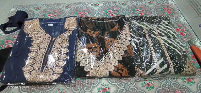 Batika Set Renda | Setelan Busui Daster Batik Pekalongan Maju