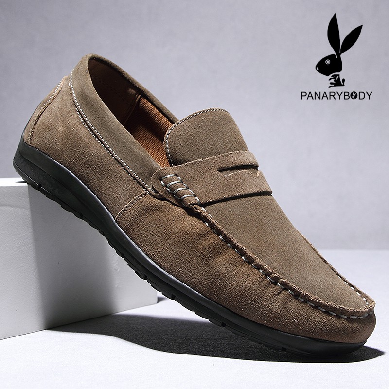 Sepatu Pria Casual Kulit asli Sepatu Kasual Loafers 40-45