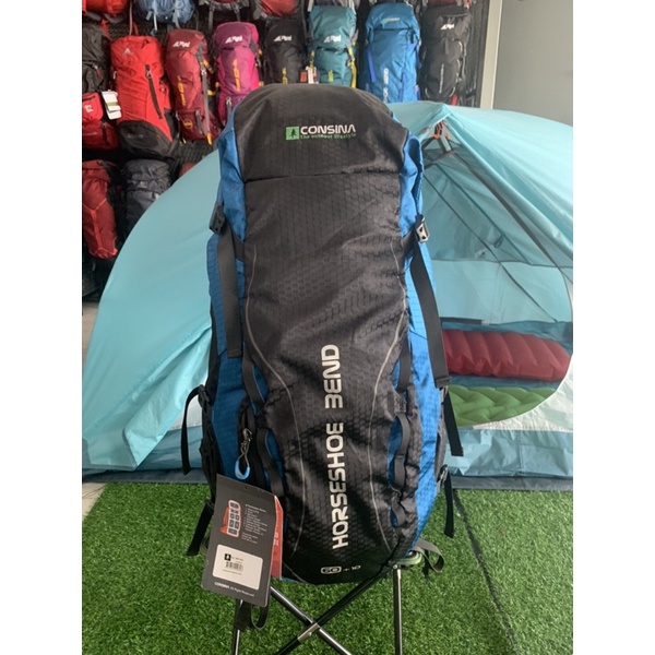 consina horseshoe bend 60+10L - carrier - tas gunung