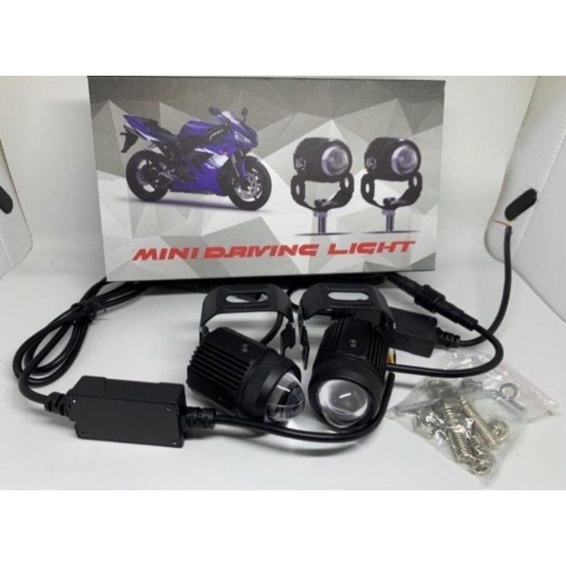 LAMPU TEMBAK D2 LUMINOS HIGH LOW LAMPU TEMBAK KABUT LUMINOS PUTIH KUNING HI LOW UNIVERSAL