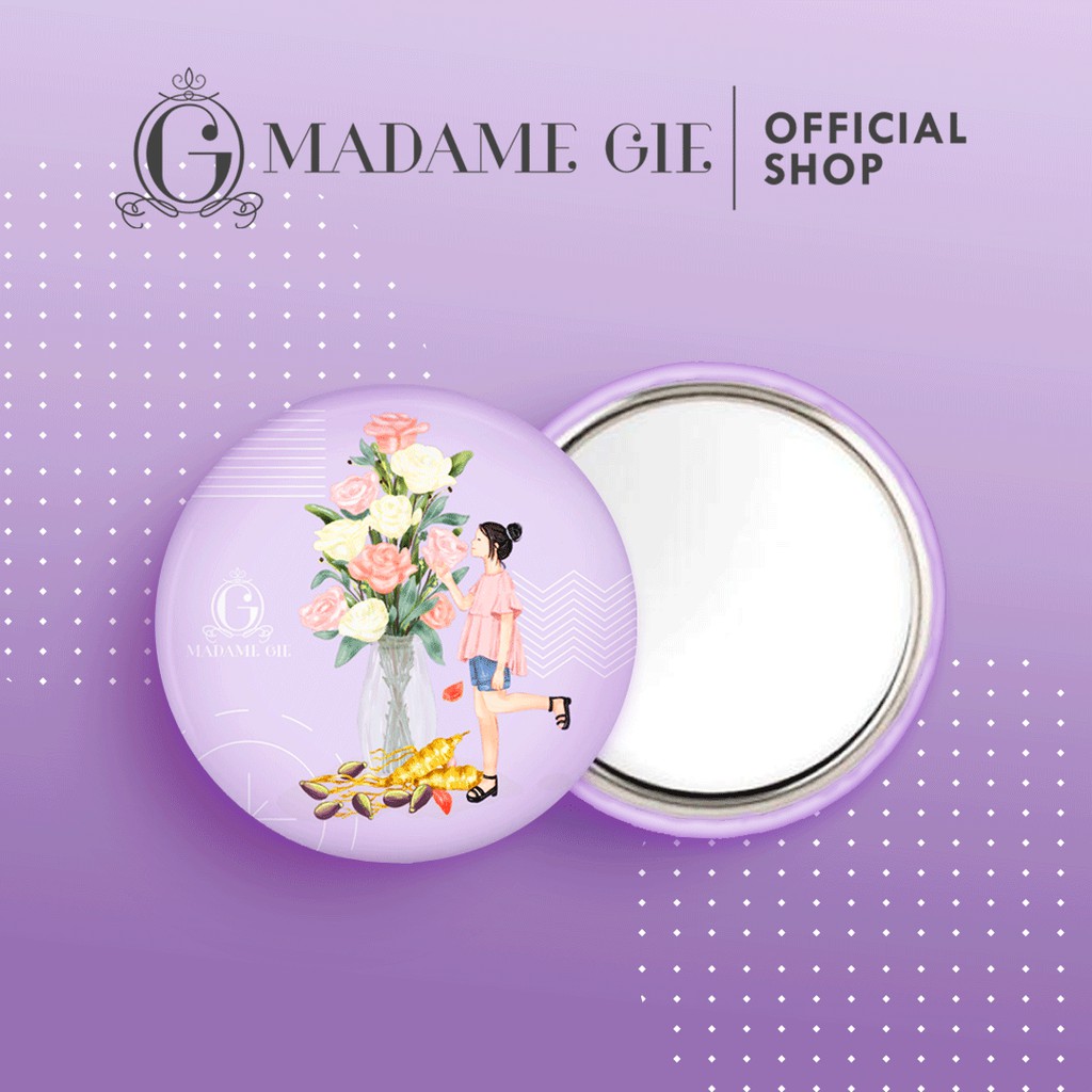 [CHECKOUT SERIBU] Madame Gie Beauty Hand Mirror - Kaca Cermin Makeup-3