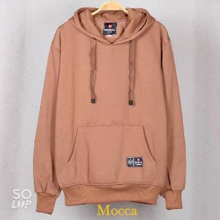 Jaket Sweater Hoodie distro polosan Polos Warna Putih ...