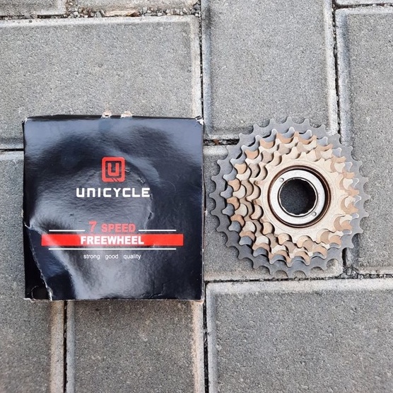 TERMURAH!!! Freewheel / Sprocket Sepeda 7 Speed UNICYCLE / Realpict