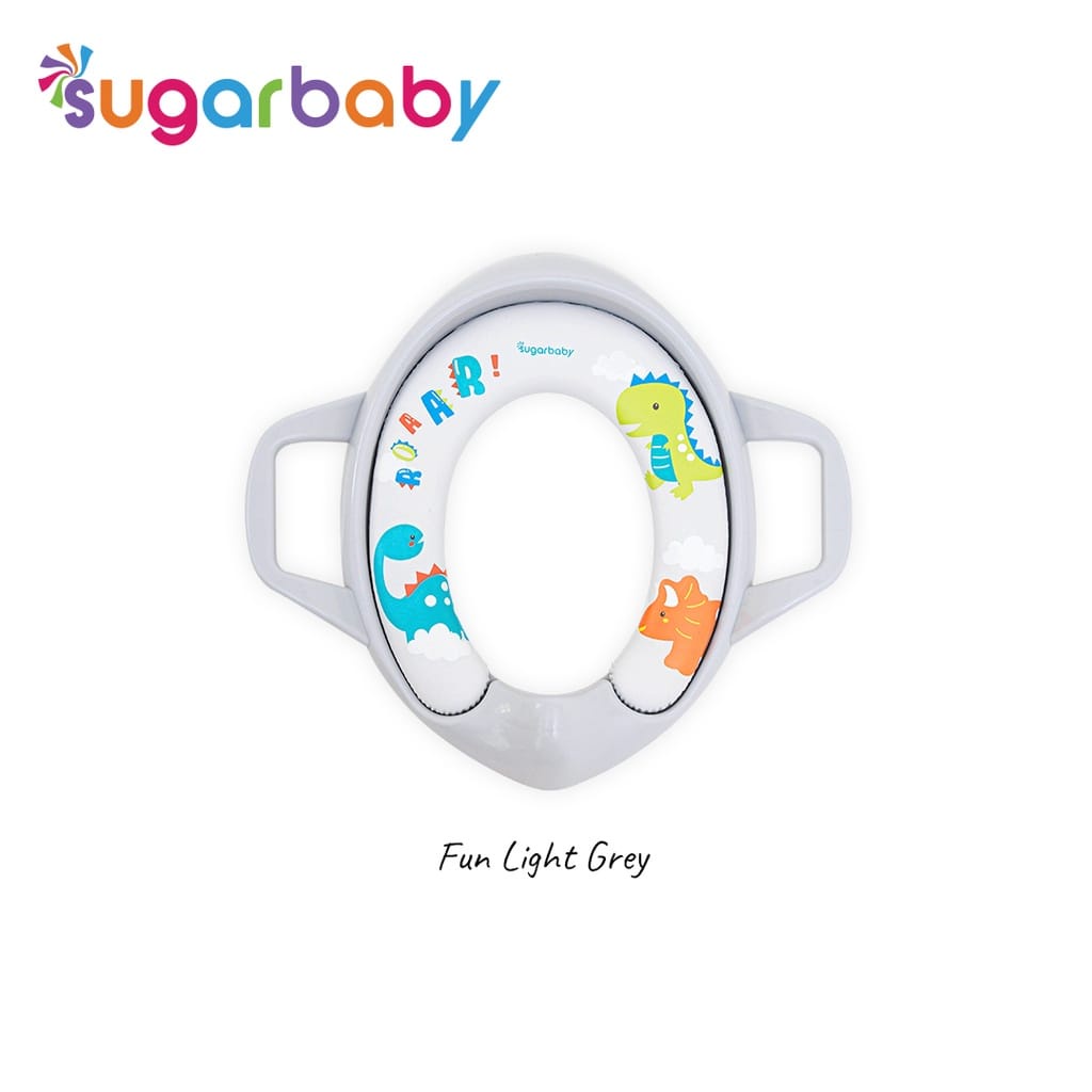 Sugarbaby Potty Seat POT-S  With Handles &amp; Splash Guard Classic&amp;Fun/ Dudukan Toilet Anak