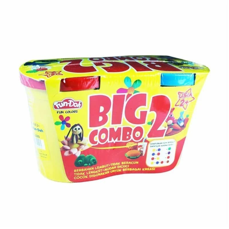 Fun Doh BIG COMBO 2 Refill - Lilin Mainan Anak FunDoh PlayDoh Play Doh