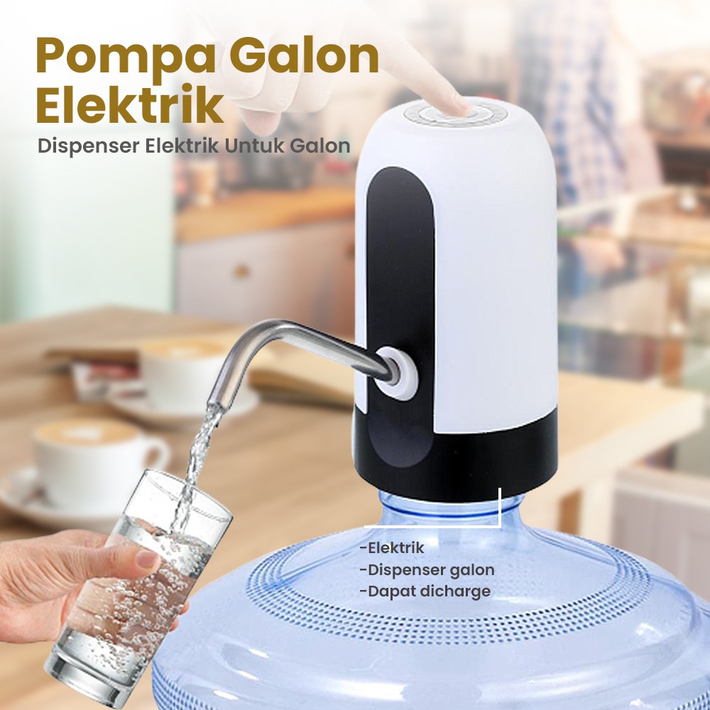 Pompa Galon Elektrik Dispenser Air Otomatis Bisa Di Charge