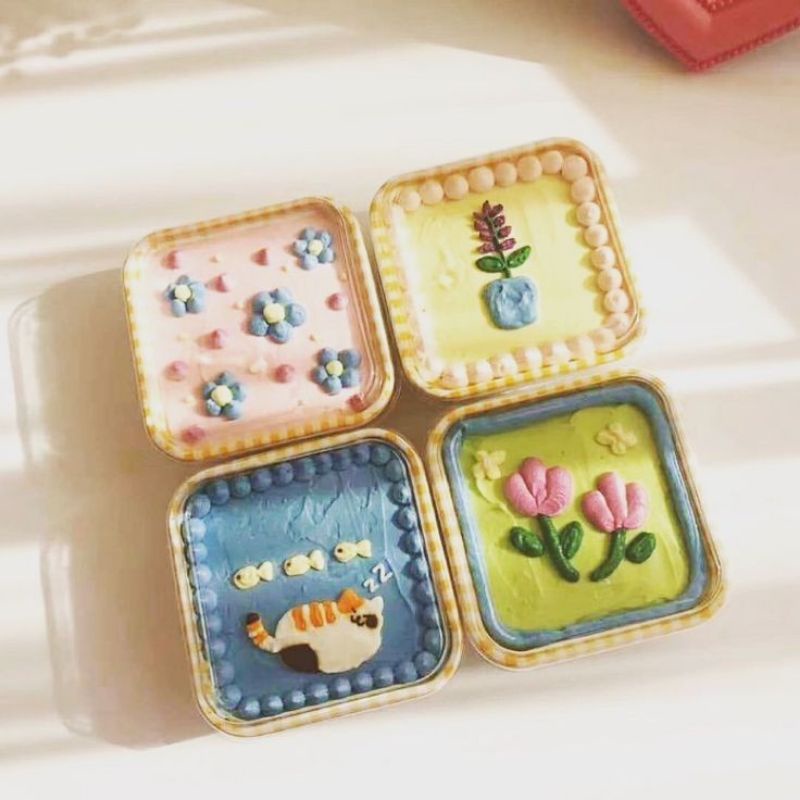 

BENTO CAKE MINI LUNCH BOX CAKE KOREAN CAKE CUSTOM MURAH ENAK HALAL