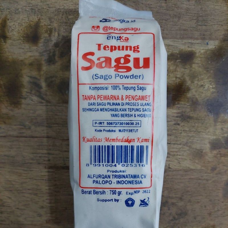 

TEPUNG SAGU ENGKA 750GR