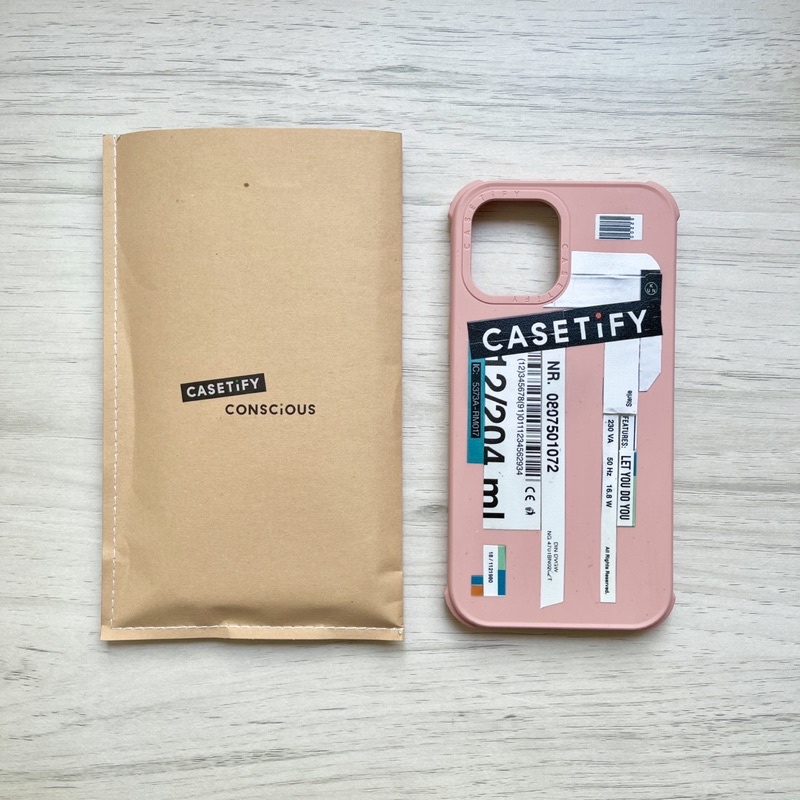Casetify Ultra Compostable Case for iPhone 12 Pro Max Warna Peach (Pink