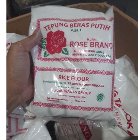 

Tepung beras rosebrand 500 gram