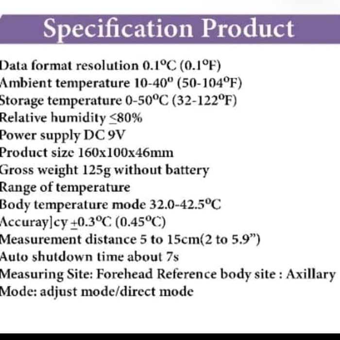 Thermometer infrared Alat Pengukur Suhu Tubuh Thermometer gun Luna RESMI IJIN BNPB