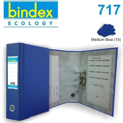 

Office & Stationery | Document Organizer | Ordner Bindex 717 Folio 75 Mm - Biru (Dus Isi 12 Pcs) | Best Seller