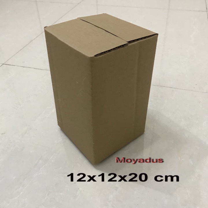 

ardus/karton/box. Uk 12x12x20cm Cocok Untuk Packing, singelwall polos
