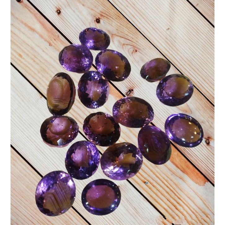 BATU PERMATA KECUBUNG AMETHYST CUTTING ASLI