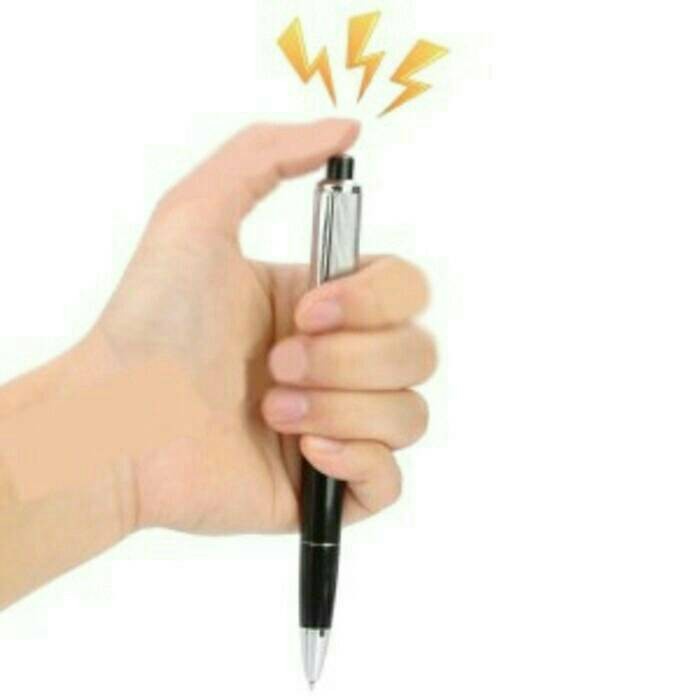 

Eklusif Shocking Pen Ballpoint Listrik Gag Joke Pen Setrum Terlaris