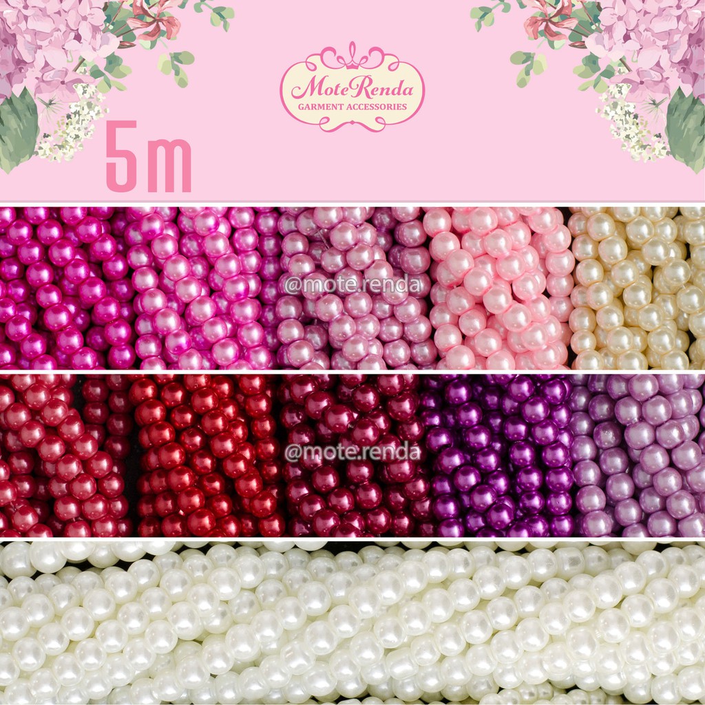 Mutsin/mutiara kaca, 5mm kode 4PRY