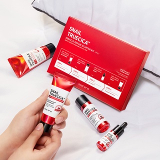 [Ready stok]Some By Mi Snail Truecica Miracle Repair Starter Kit set of 4