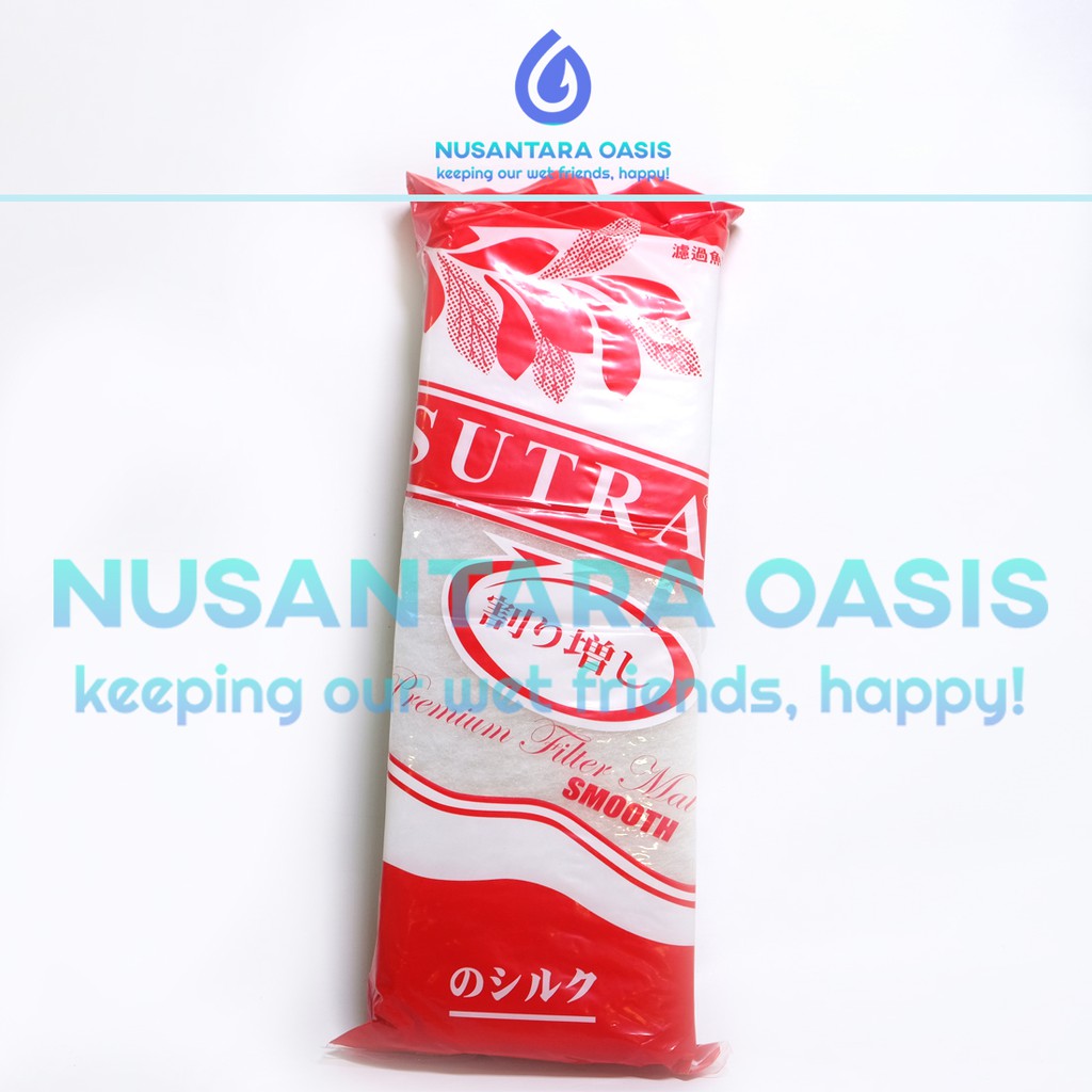 KAPAS FILTER SUTRA MERAH RECENT UK. 32X12 CM MEDIA FILTER AQUARIUM