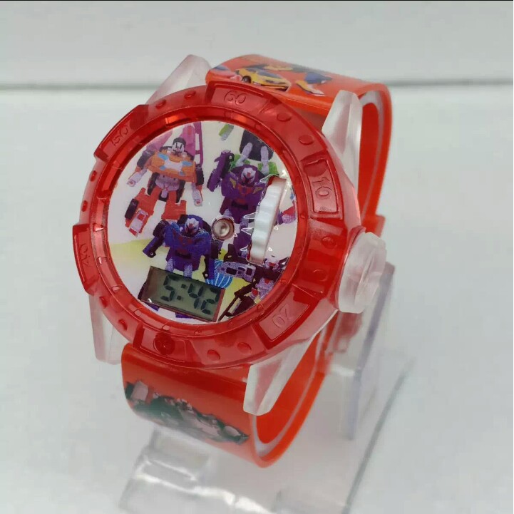 Jam Anak Jam Tangan Anak Karakter Tobot Jam Tangan Lampu Dan Musiik Jam Trendy