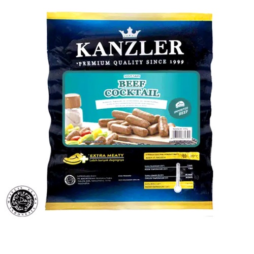 Kanzler Beef Cocktail 250gr | Kanzler Sosis Mini | Cocktail Sausage