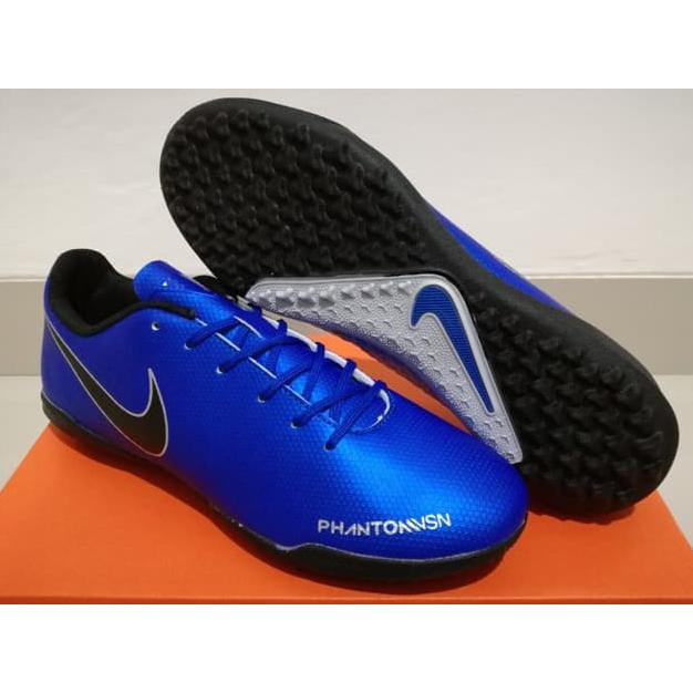 FUTSAL SHOES ORIGINAL GRADE SEPATU FUTSAL NIKE PHANTOM VSN ACADEMY STYLISH BLUE - TURF KUALITAS
