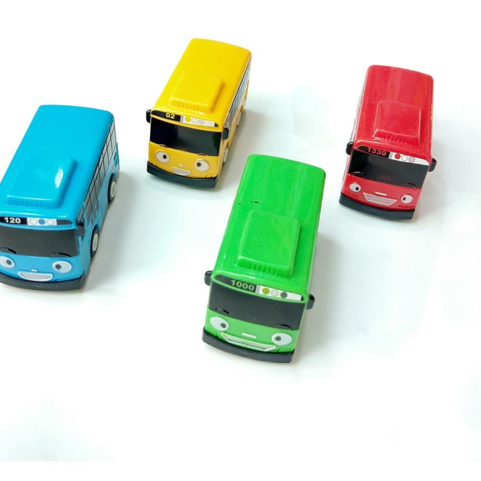 Mainan mobil bus tayo kecil 4pcs set Makassar