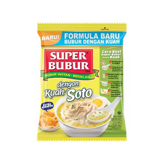 

Super Bubur Ayam Bubur Instan 46gr HALAL