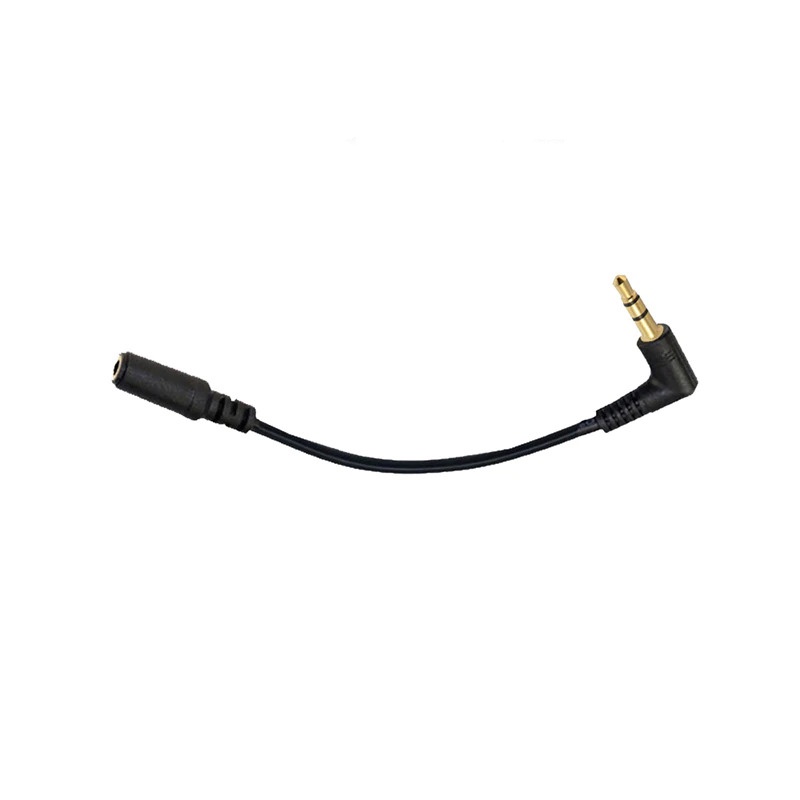 Kabel Audio AUX 3.5mm 4 Pole to 3 Pole Male to Female 16cm - AV119 - Black